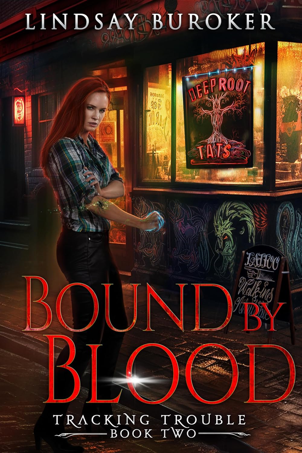 Book cover of BOUND BY BLOOD by Lindsay Buroker