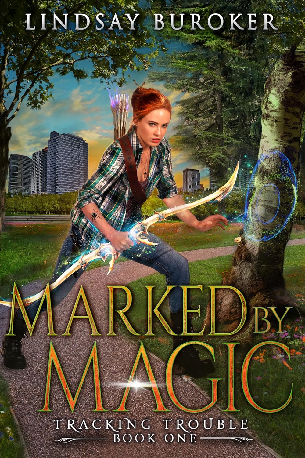 Book cover of MARKED BY MAGIC by Lindsay Buroker