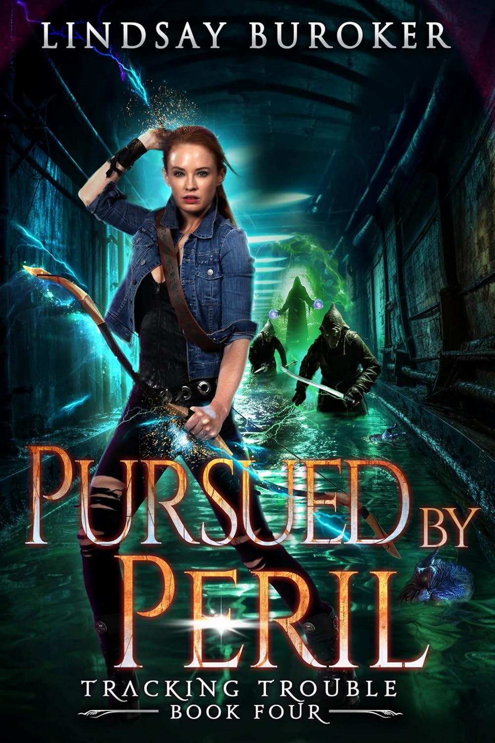 Book cover of PURSUED BY PERIL by Lindsay Buroker