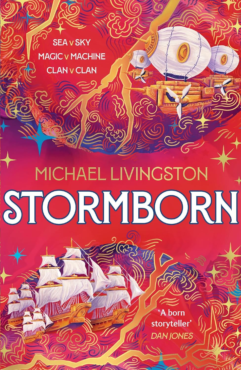 Book cover of STORMBORN by Michael Livingston