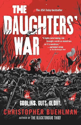 Book cover of THE DAUGHTERS' WAR by Christopher Buehlman
