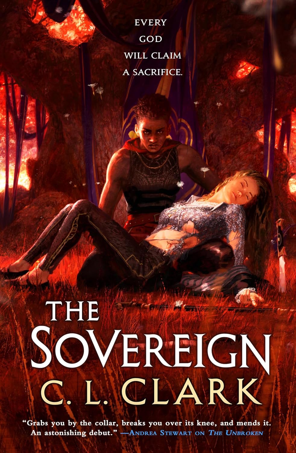 Book cover of THE SOVEREIGN by C.L. Clark